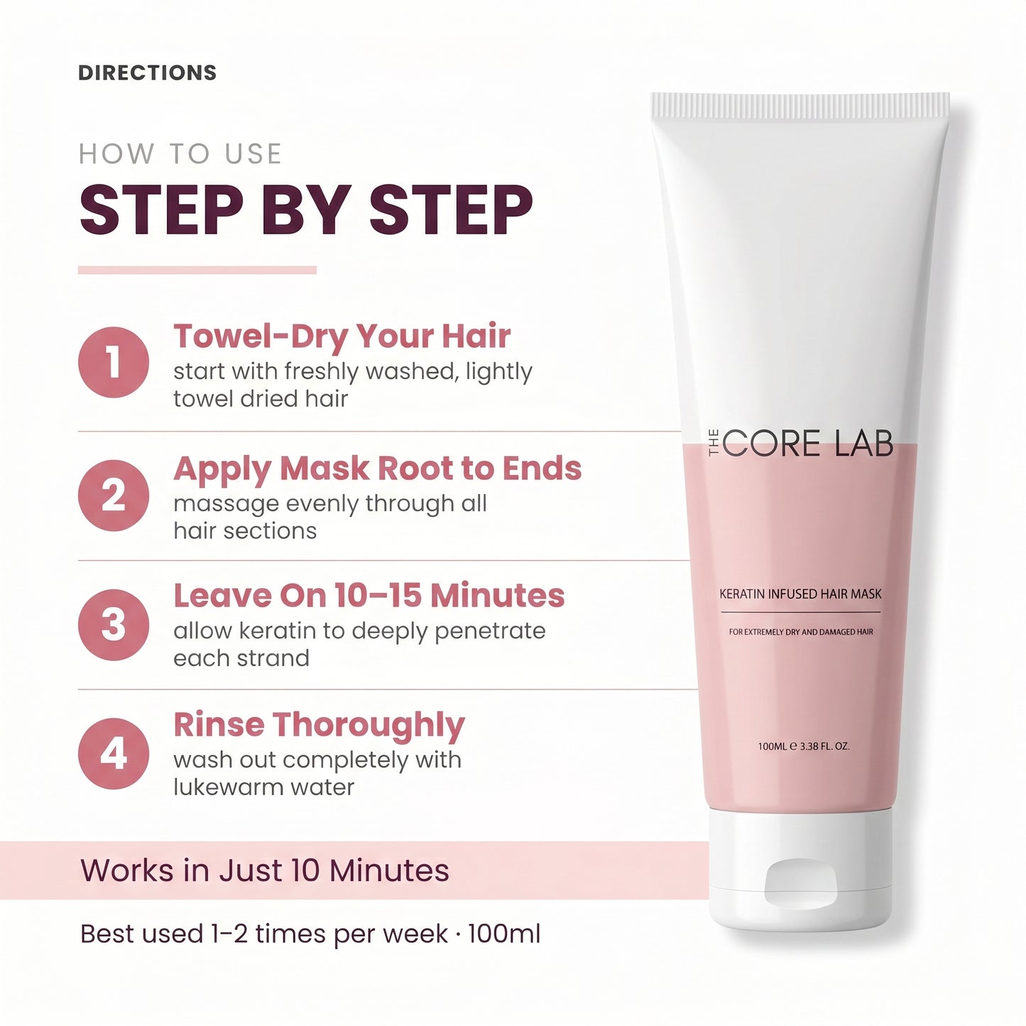 The Core Lab Hair mask