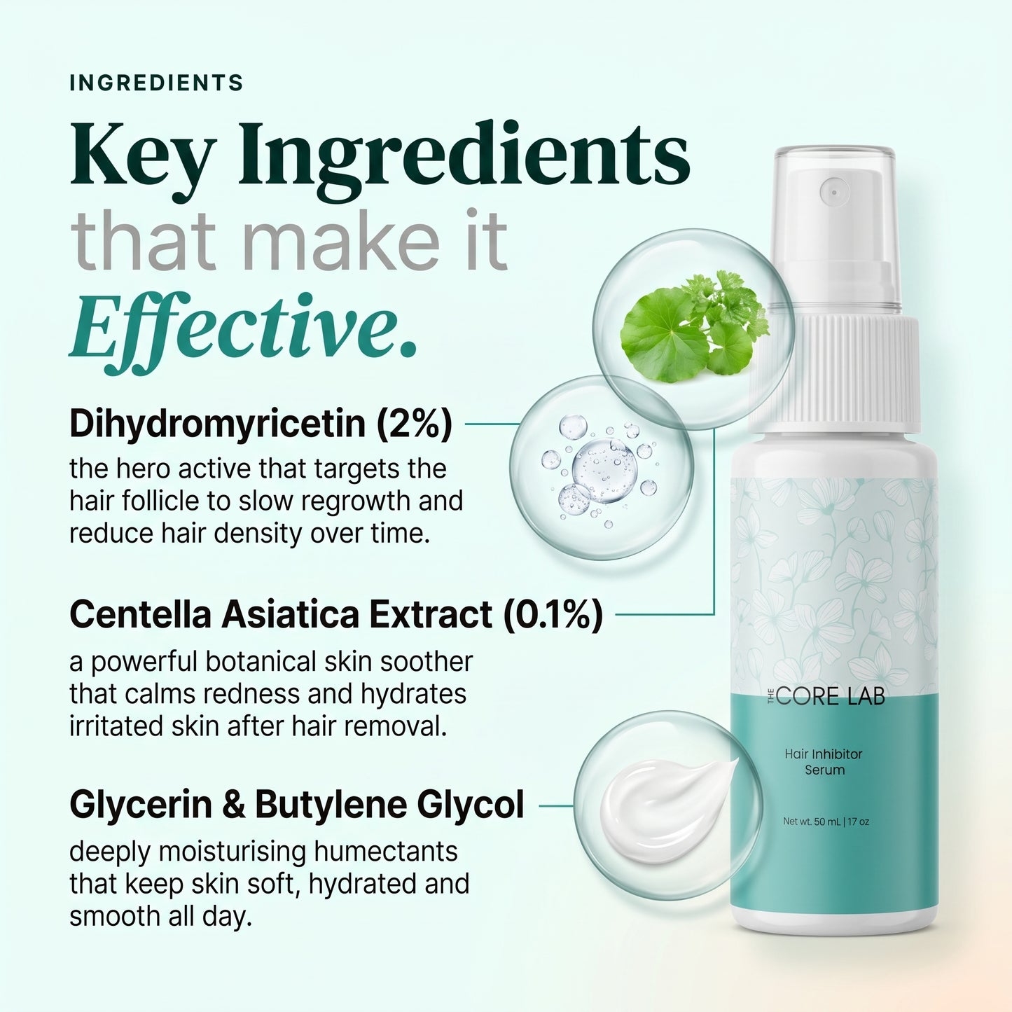 The Core Lab Hair Inhibitor Serum